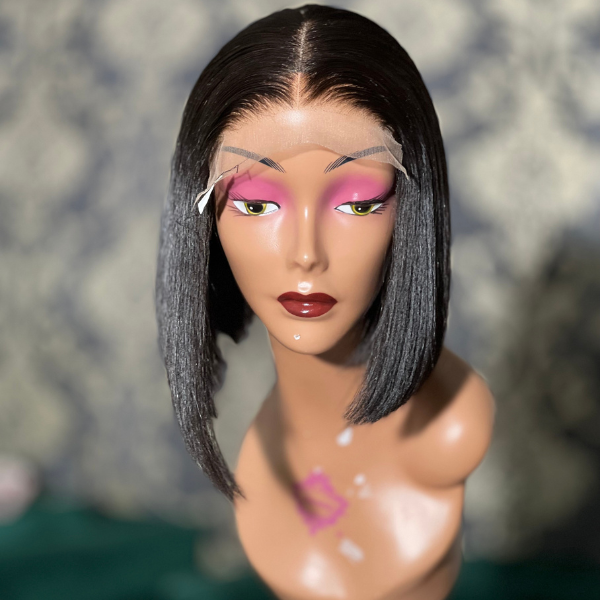 Luxury RAW SDD 5x5 Gluless 10 inches Bob Wig