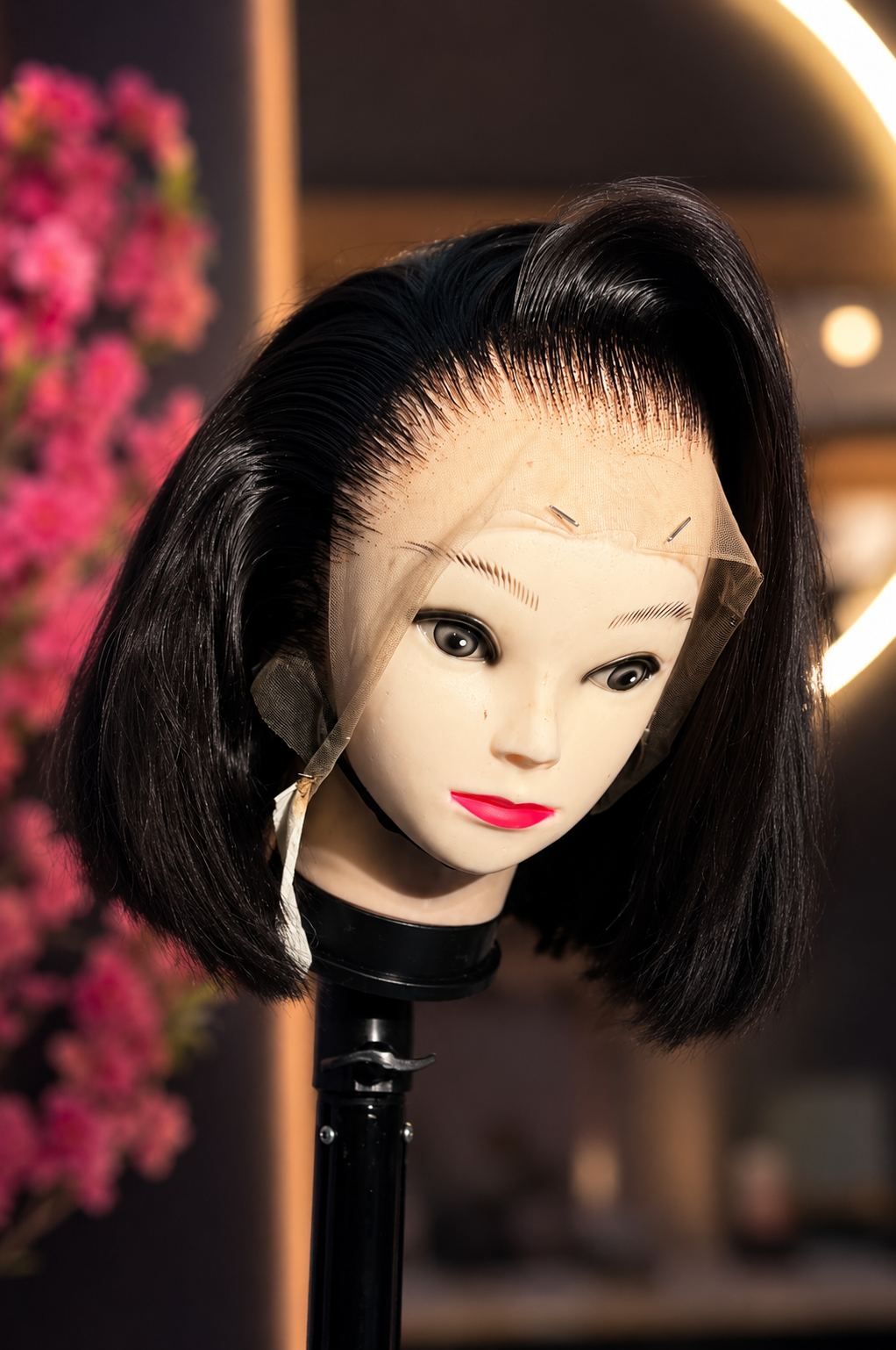 10 inches 13x4 HD Frontal Double Drawn Bob Wig